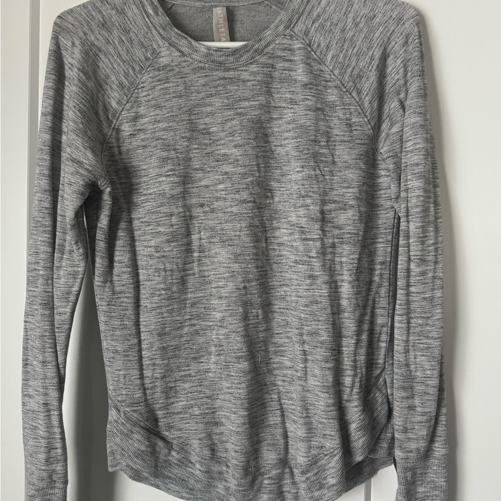 Athleta Light Gray Women's Crew Neck Sweater